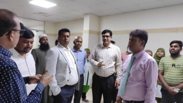 ভিক্টোরিয়া হাসপাতাল পরিদর্শনে ডিসি
