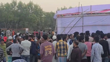 রূপগঞ্জে ফুটবল খেলা নিয়ে হাতাহাতি, আহত ৫ রূপগঞ্জে ফুটবল খেলা নিয়ে হাতাহাতি, আহত ৫