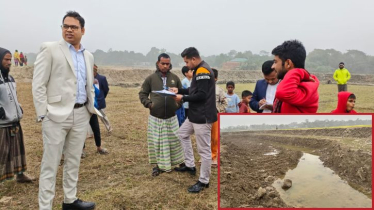 আড়াইহাজারে কৃষিজমি কেটে মাটি উত্তোলন, একজনকে জরিমানা