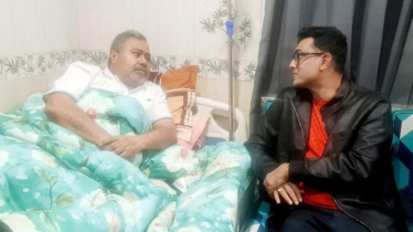 ডেঙ্গু আক্রান্ত সানিকে দেখতে হাসপাতালে রাজীব ডেঙ্গু আক্রান্ত সানিকে দেখতে হাসপাতালে রাজীব