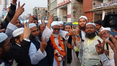 জোট প্রার্থী ঘোষণায় কাসেমীর মোটরবাইক শোডাউন