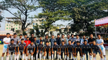 ঢাকা বিভাগে ফুটবল টুর্নামেন্টে চ্যাম্পিয়ন তোলারাম কলেজ