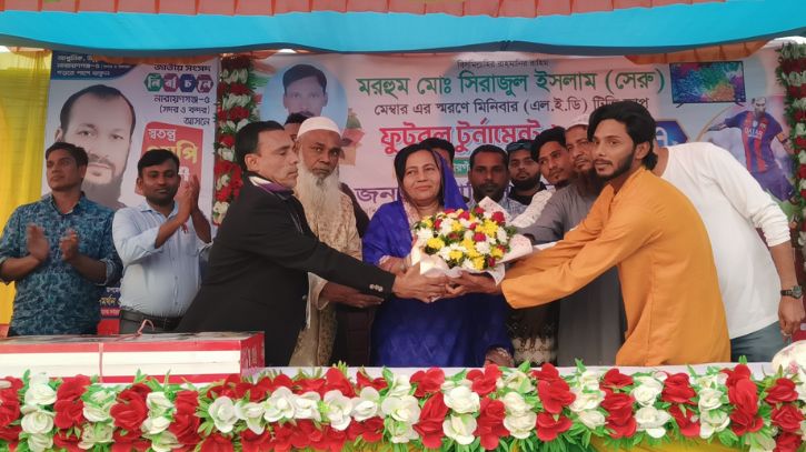 যুব সমাজকে সঠিক পথে এগিয়ে নিতে ক্রীড়ার বিকল্প নেই: নার্গিস মাকসুদ