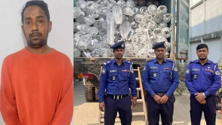 চুরি হওয়া ৫০ লাখ টাকার গার্মেন্টসের কাপড় উদ্ধার চুরি হওয়া ৫০ লাখ টাকার গার্মেন্টসের কাপড় উদ্ধার
