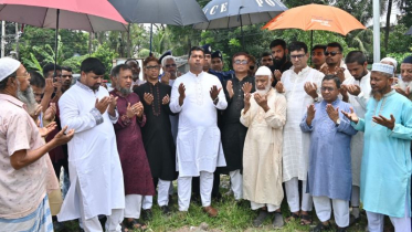 নারায়ণগঞ্জে ‘জুলাই শহীদ স্মৃতিস্তম্ভ’ নির্মাণ কাজের উদ্বোধন