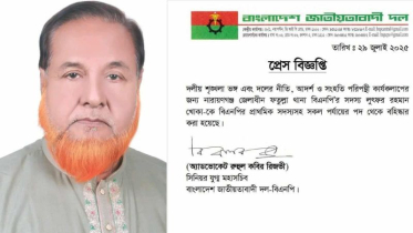 বিএনপি থেকে লুৎফর রহমান খোকা বহিষ্কার