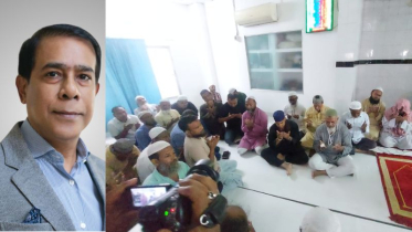 জুলাই আন্দোলনে শহীদ ও আহতদের জন্য মাসুদুজ্জামানের দোয়া ও মিলাদ