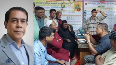 এবার স্কুলের উন্নয়নে পাশে দাঁড়ালেন মাসুদুজ্জামান