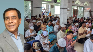 বন্দরে মাসুদুজ্জামানের পক্ষ থেকে শহীদ ও জুলাই যোদ্ধাদের জন্য দোয়া