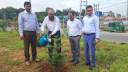কর ভবনের সামনে বৃক্ষরোপণ করলেন এনবিআর সদস্য