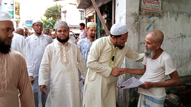 সিদ্ধিরগঞ্জে মাওলানা জব্বারের গণসংযোগ