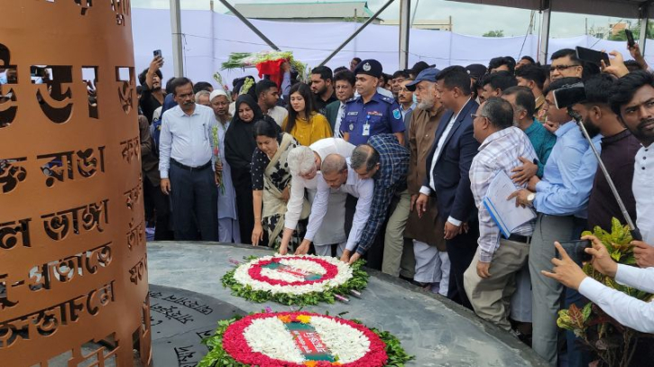 দেশের প্রথম ‘জুলাই শহীদ স্মৃতিস্তম্ভ’ উদ্বোধন