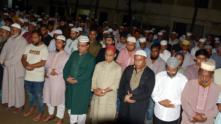 বিএনপি নেতা ইকবালের শাশুড়ির জানাজা সম্পন্ন