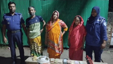 বন্দরের মদনপুরে যৌথ বাহিনীর অভিযান, নারীসহ আটক ৩