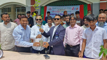 রূপগঞ্জে নিঃস্বার্থ সমাজকল্যাণ যুব সংগঠনের বৃক্ষ বিতরণ কর্মসূচি