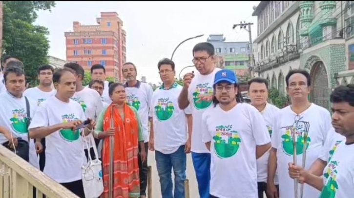 নগর ভাবনার উদ্যোগে জল্লারপাড় লেকে পরিচ্ছন্নতা অভিযান নগর ভাবনার উদ্যোগে জল্লারপাড় লেকে পরিচ্ছন্নতা অভিযান
