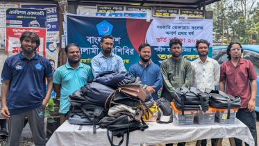 তোলারাম কলেজে অনার্স ভর্তি পরীক্ষার্থীদের পাশে ছাত্রশিবির