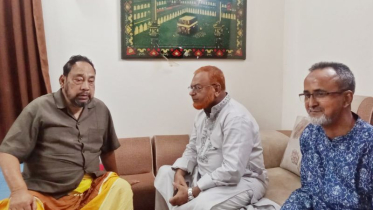 অসুস্থ জামালউদ্দিন কালুর খোঁজখবর নিলেন সাবেক এমপি গিয়াসউদ্দিন