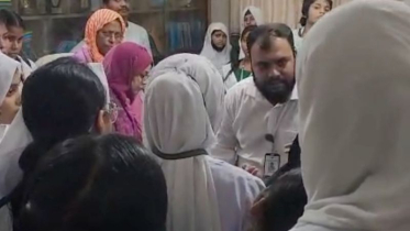 মর্গ্যান স্কুলে শিক্ষক-ছাত্রীদের বিক্ষোভের মুখে ম্যাজিস্ট্রেট