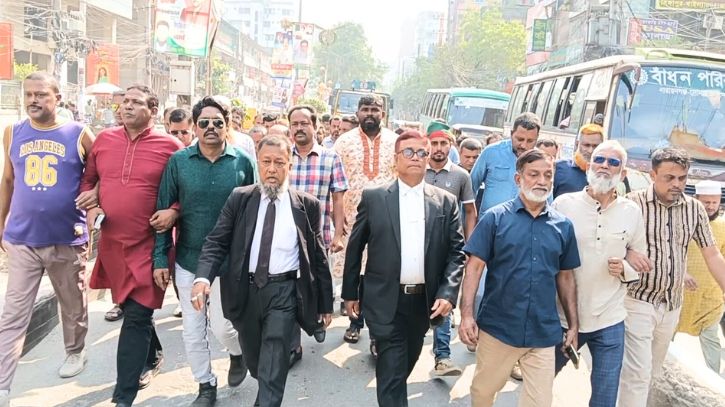 বিএনপির বিক্ষোভে সাখাওয়াত: শেখ হাসিনা দেশের শত্রু, জনগণের শত্রু