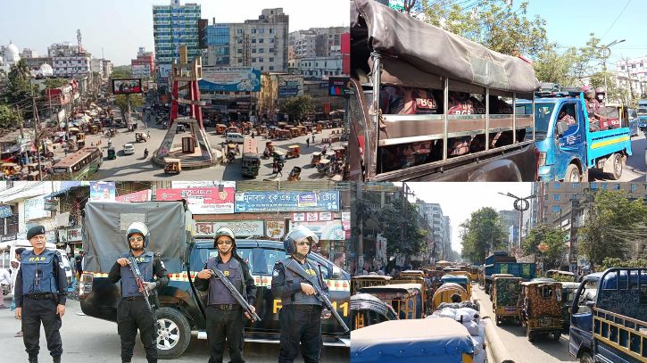 আওয়ামী লীগের শাটডাউনে সাড়া দেয়নি নারায়ণগঞ্জবাসী