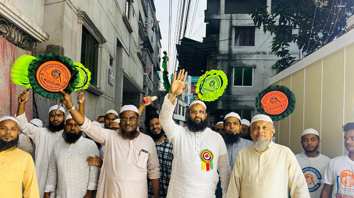 কাশীপুরে মুফতি ইসমাঈল সিরাজীর গণসংযোগ