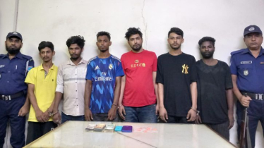 খানপুরে মাদকবিরোধী অভিযানে ইয়াবা ও নগদ টাকাসহ গ্রেপ্তার ৬