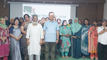 শিক্ষক দিবসে বিদ্যানিকেতনে সমাবেশ ও স্কাউটদের দীক্ষা