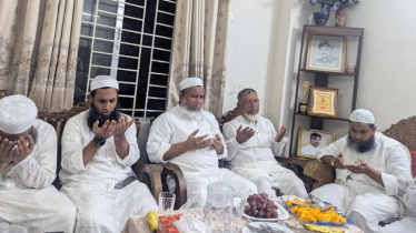 যুবদল নেতা রনির বাবার খোঁজখবর নিলেন মনির কাসেমী
