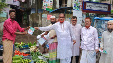 মদনপুরে মাসুদুজ্জামানের পক্ষে গণসংযোগ