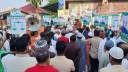 আলীরটেকে এমপি প্রার্থী মাওলানা জব্বারের গণসংযোগে সাড়া