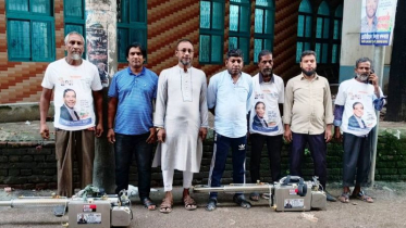 ১৪ নং ওয়ার্ডে মাসুদুজ্জামানের উদ্যোগে মশক নিধন কর্মসূচি