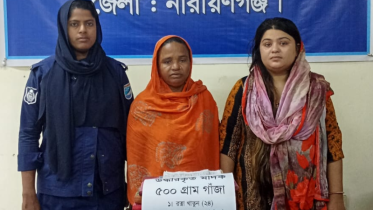 সিদ্ধিরগঞ্জে গাঁজাসহ মা-মেয়ে গ্রেপ্তার