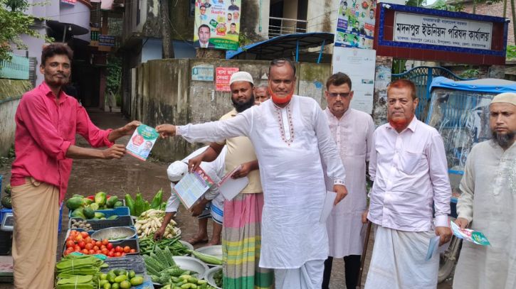 মদনপুরে মাসুদুজ্জামানের পক্ষে গণসংযোগ