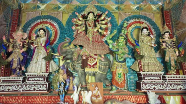 ষষ্ঠী পূজার মধ্য দিয়ে দুর্গোৎসব শুরু