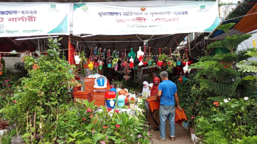 জিয়া হলে বৃক্ষমেলা: ক্রেতার চেয়ে দর্শনার্থী বেশি