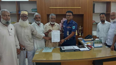 বন্দর ওসির সাথে উপজেলা মুক্তিযোদ্ধা কমান্ডের সাক্ষাৎ