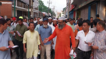 মাসুদুজ্জামানের পক্ষে বন্দরে ৩১ দফা বাস্তবায়নে গণসংযোগ