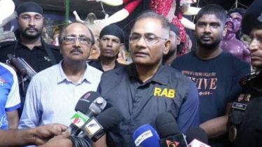 শহরে পূজামণ্ডপ পরিদর্শনে র‍্যাব