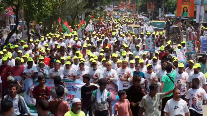 বিএনপির প্রতিষ্ঠাবার্ষিকীতে মাসুদুজ্জামানের বর্ণাঢ্য র্যালি বিএনপির প্রতিষ্ঠাবার্ষিকীতে মাসুদুজ্জামানের বর্ণাঢ্য র্যালি