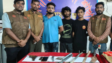 বিদেশি পিস্তল-গুলিসহ ‘মানিক গ্রুপের’ ৩ সদস্য গ্রেপ্তার