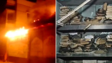 রূপগঞ্জে মাদ্রাসায় ভয়াবহ অগ্নিকাণ্ড, পুড়ে গেছে ১০টি কক্ষ