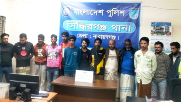 সিদ্ধিরগঞ্জে ২২ মাদক কারবারি-ছিনতাইকারী গ্রেপ্তার