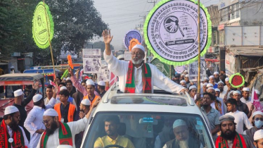 ‘হাতপাখায় ভোট দিন, নির্বাচনের পরে কাউকে আর পালিয়ে বেড়াতে হবে না’