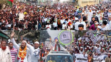 প্রচারণার শেষ দিনে ভোটারদের দ্বারে দ্বারে প্রার্থীরা