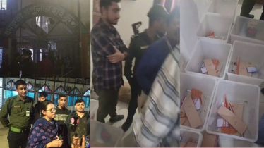 সিদ্ধিরগঞ্জে ব্যালট পেপারকাণ্ডে ভোট কেন্দ্রে মুখোমুখি বিএনপি-জামায়াত