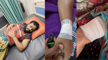 রূপগঞ্জে মেঘলা বাসে যাত্রীকে কুপিয়ে ছিনতাইয়ের অভিযোগ