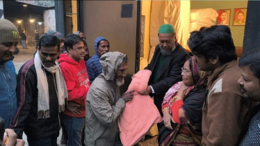 টিপুর উদ্যোগে শীতার্তদের মাঝে কম্বল বিতরণ