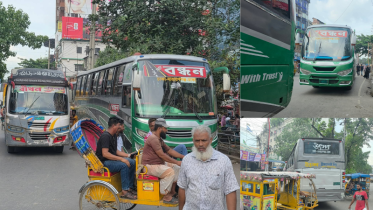 আড়াই ঘণ্টা পর স্বাভাবিক হলো ঢাকা-নারায়ণগঞ্জ রুটে বাস চলাচল