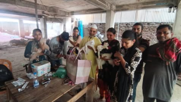 ১০০ বিড়ালকে ফ্রি ভ্যাকসিন দিল নাসির উদ্দিন-শাহ্ শরিফুন নেসা ফাউন্ডেশন